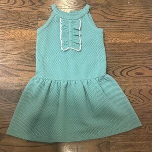 Janie & Jack Kids Teal Sleeveless Dress